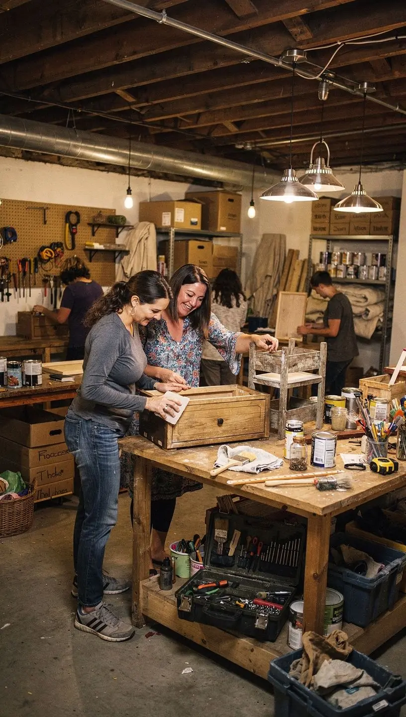 Home organization workshop for sustainable routines